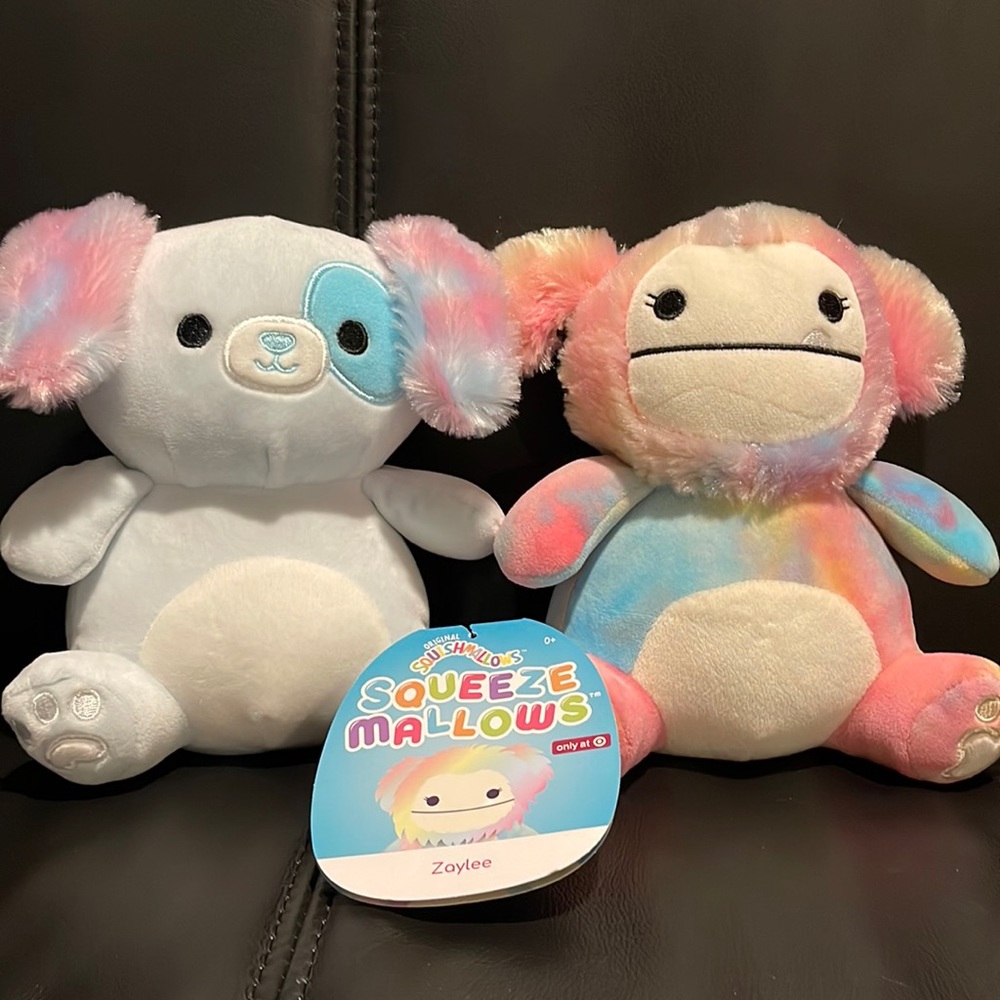 Squishmallow 8” Zaylee & Demir bundle